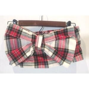 Show Me Your Mumu Summer Bow Top Small-Med Red & Black